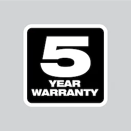 5 year tool warranty logo