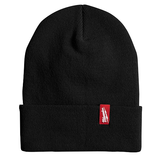 506B - Acrylic Cuffed Beanie – Black