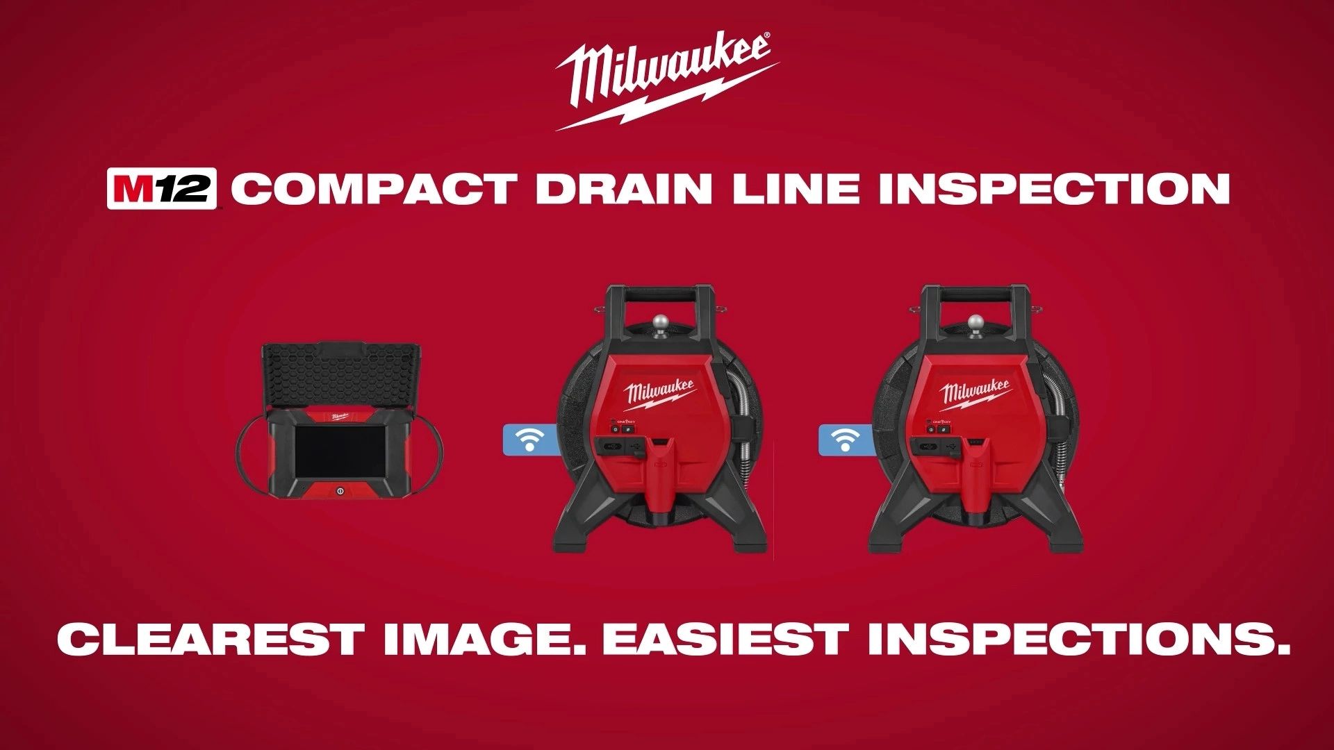 Milwaukee® M12™ Compact Drain Line Inspection System