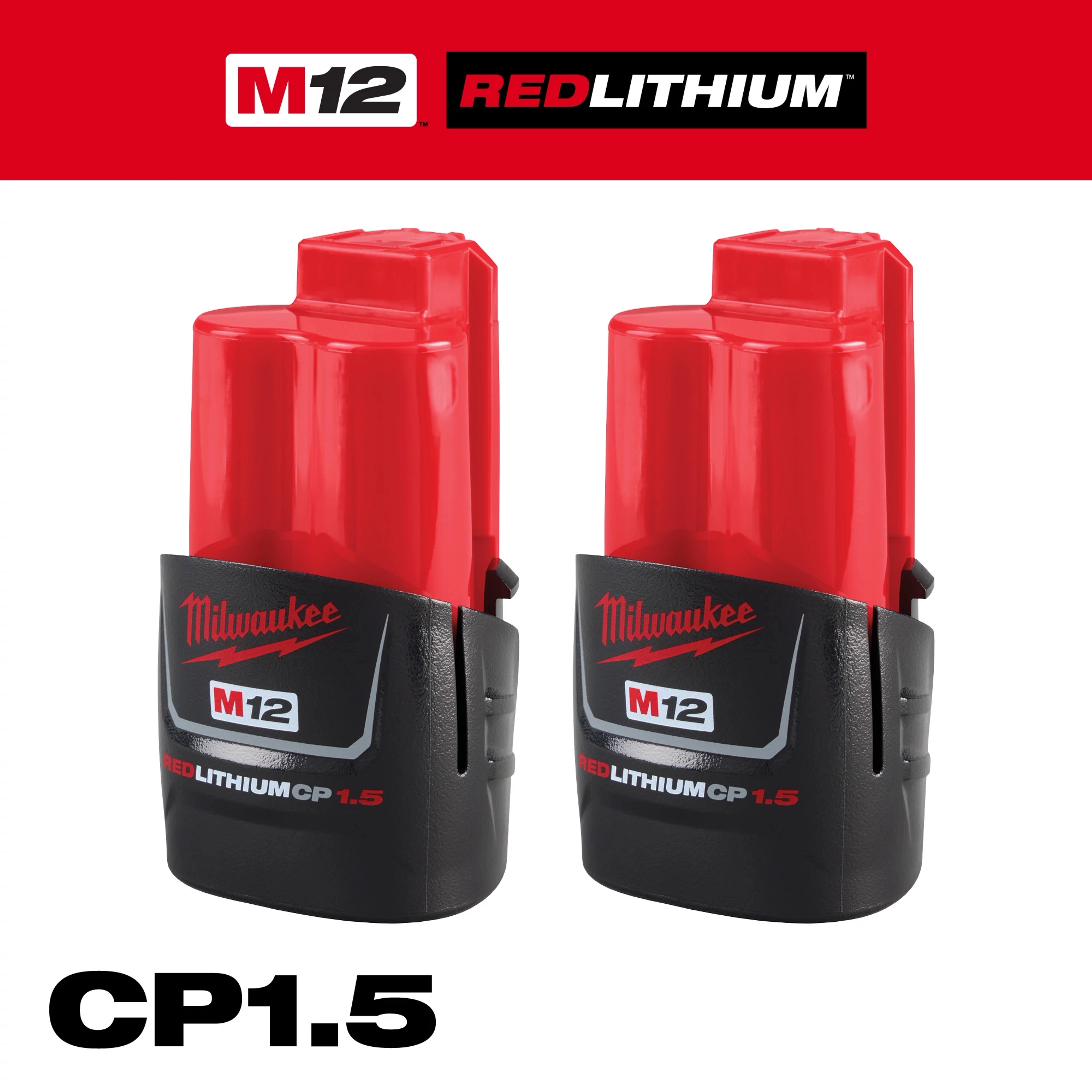 M12™ REDLITHIUM™ Compact Battery Two Pack