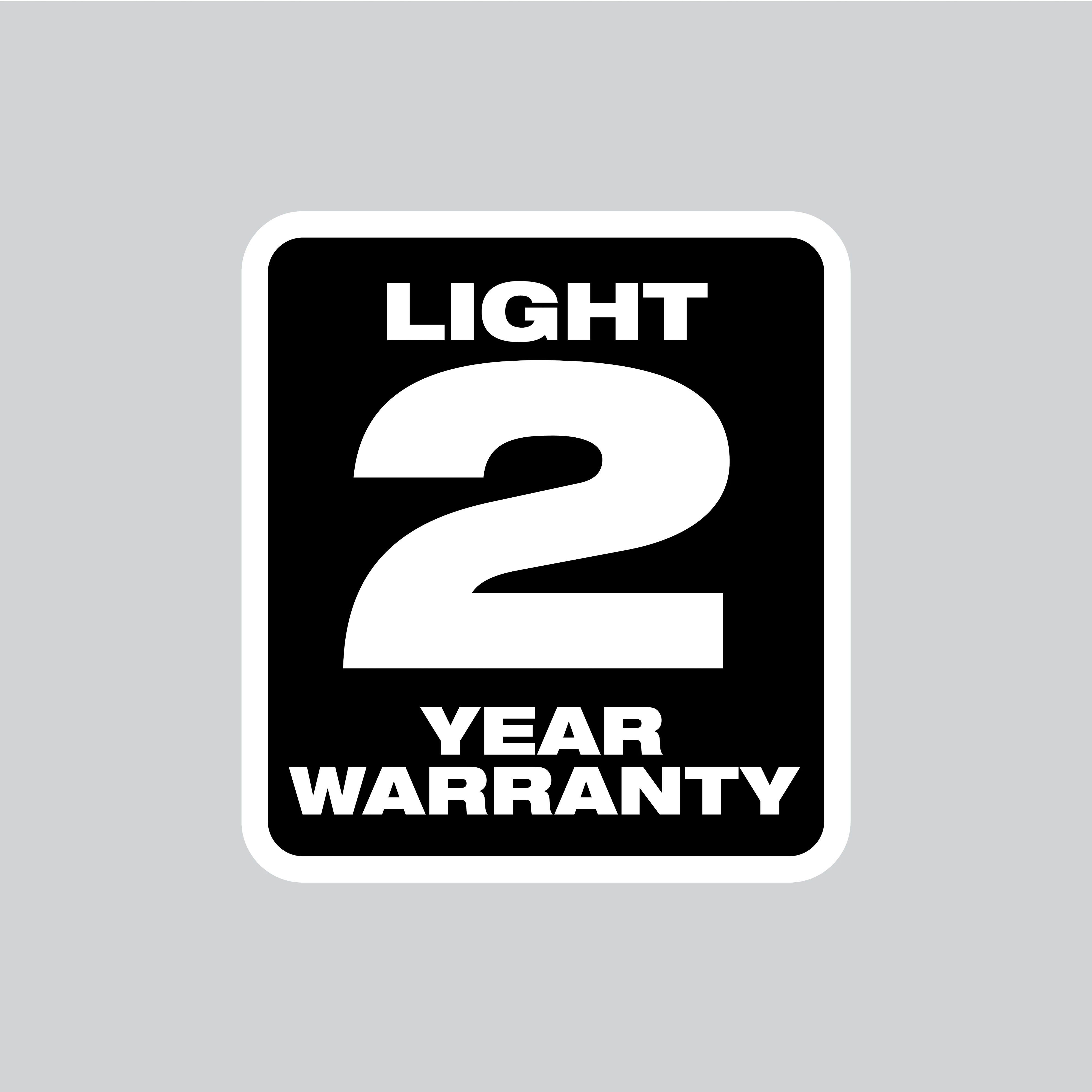2 Year Light Warranty