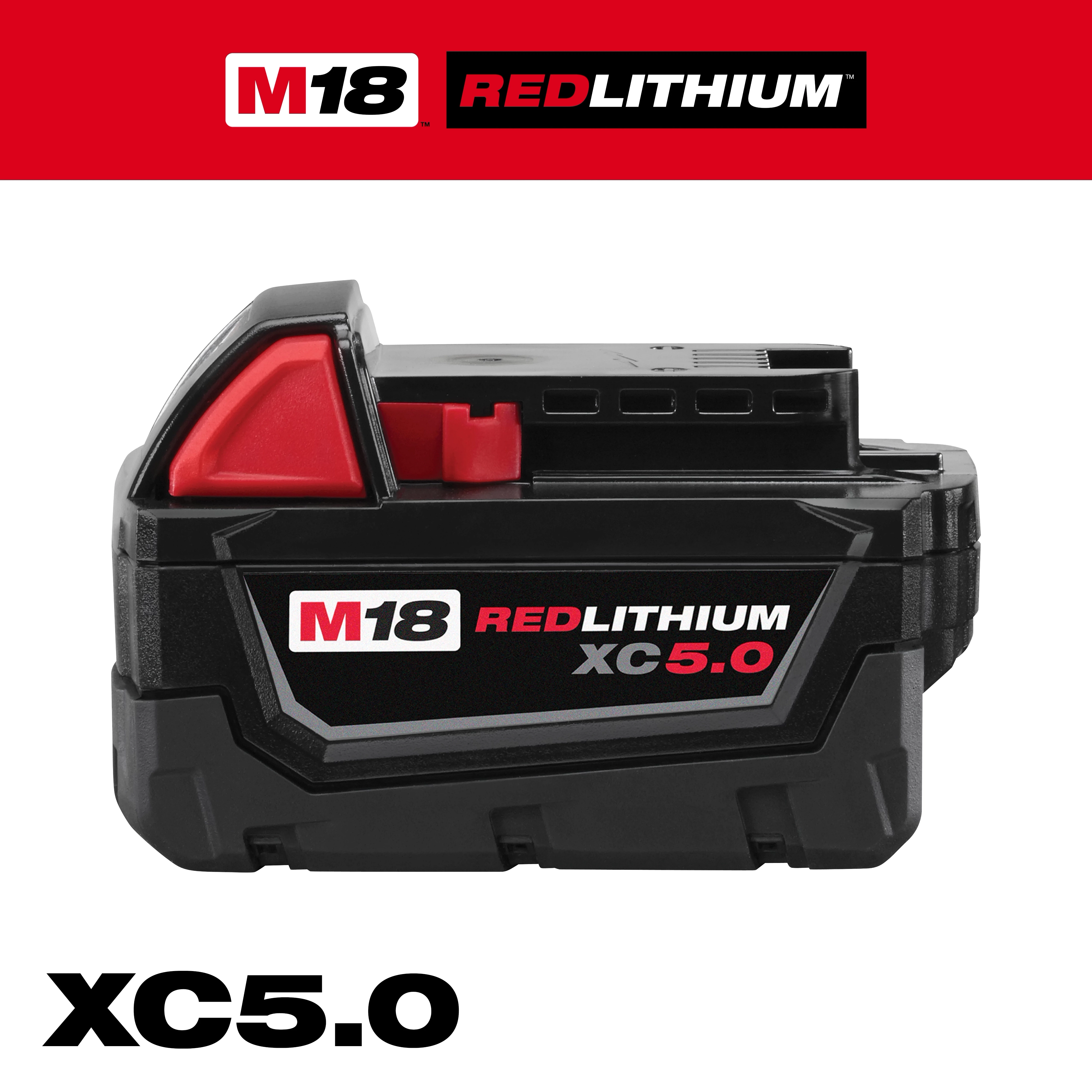 M18 18-Volt 5.0 Ah Lithium-Ion XC Extended Capacity Battery Pack