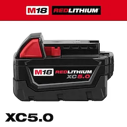 M18 18-Volt 5.0 Ah Lithium-Ion XC Extended Capacity Battery Pack