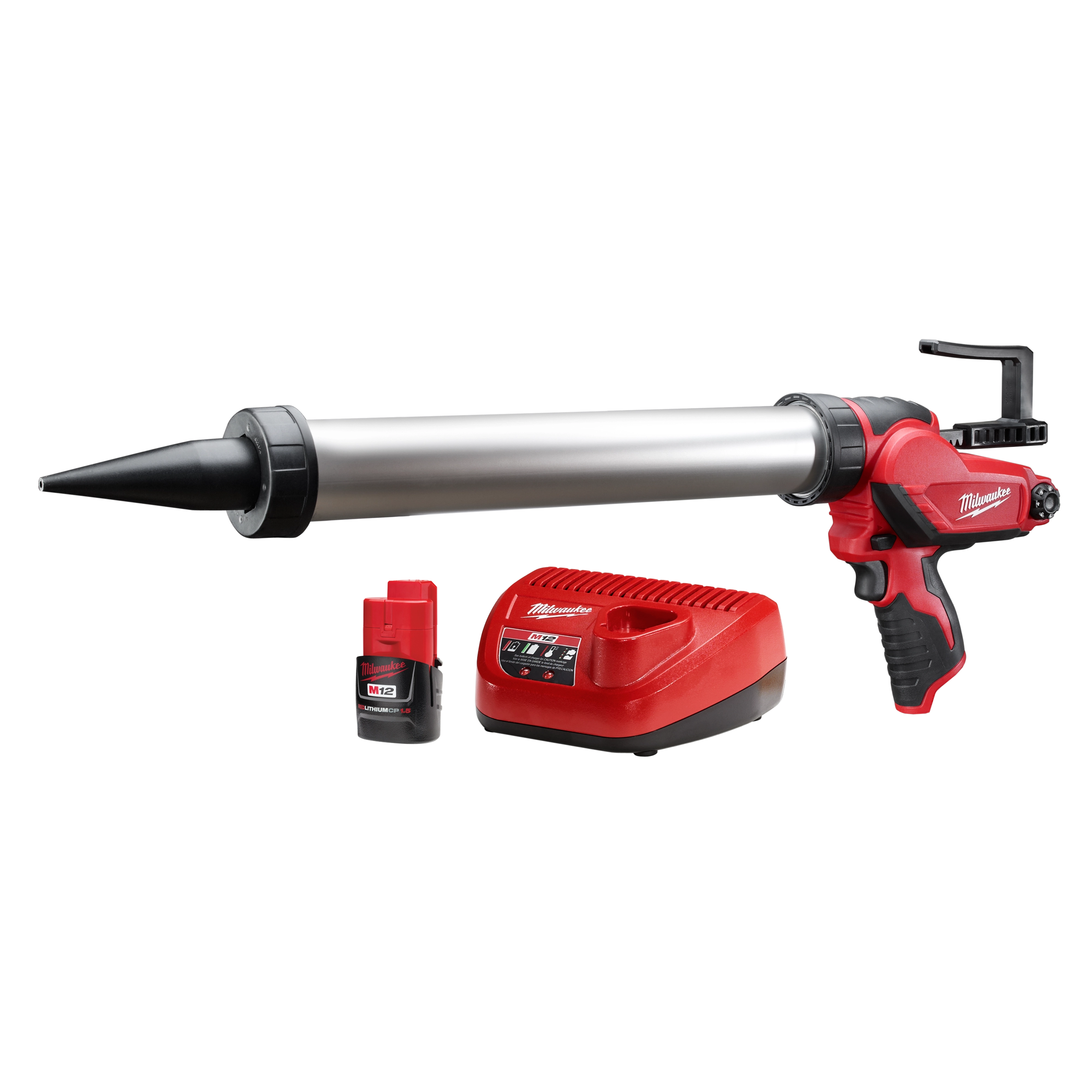 M12™ 20oz. Aluminum Barrel Sausage Style Caulk and Adhesive Gun Kit
