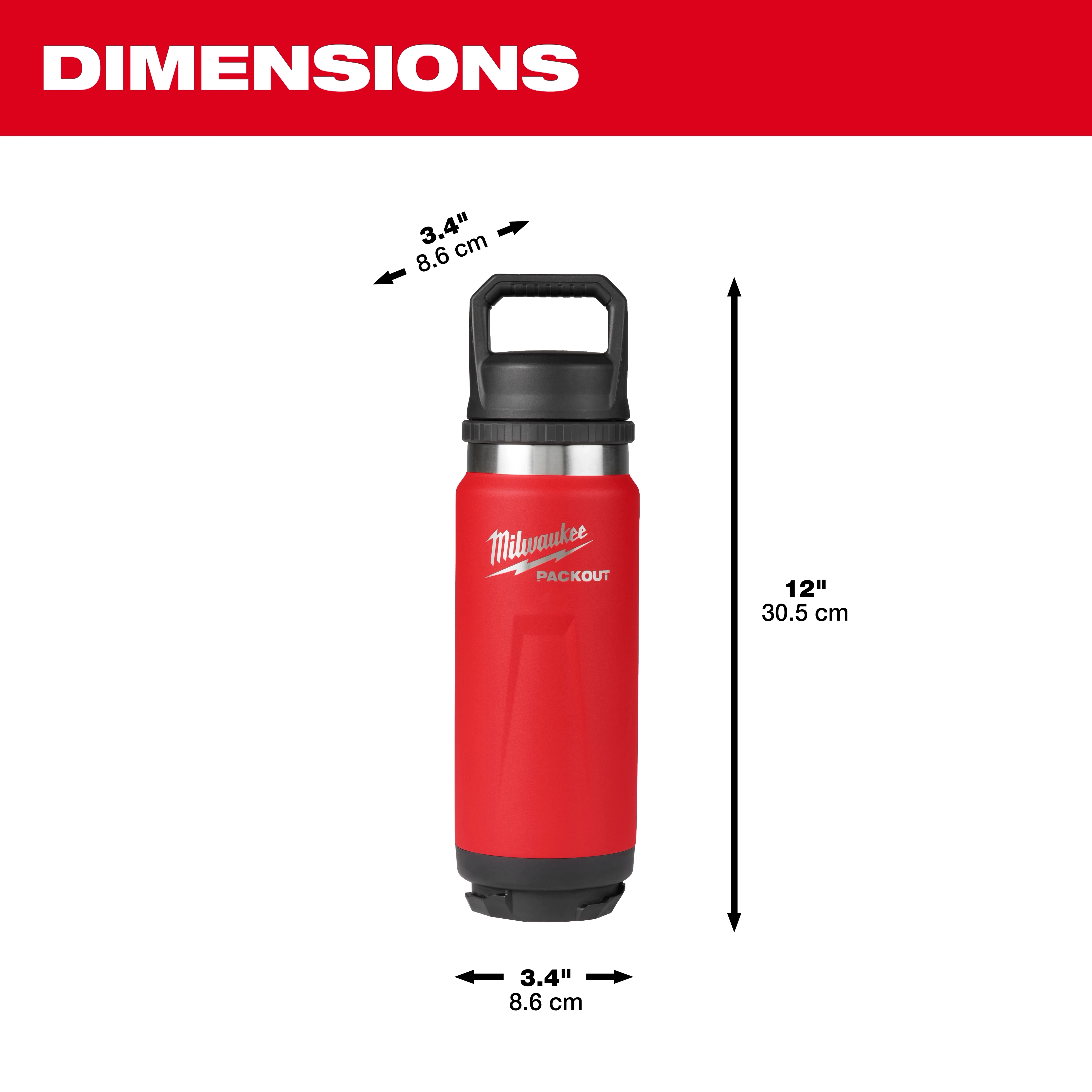 PACKOUT™ 24oz Insulated Bottle with Chug Lid