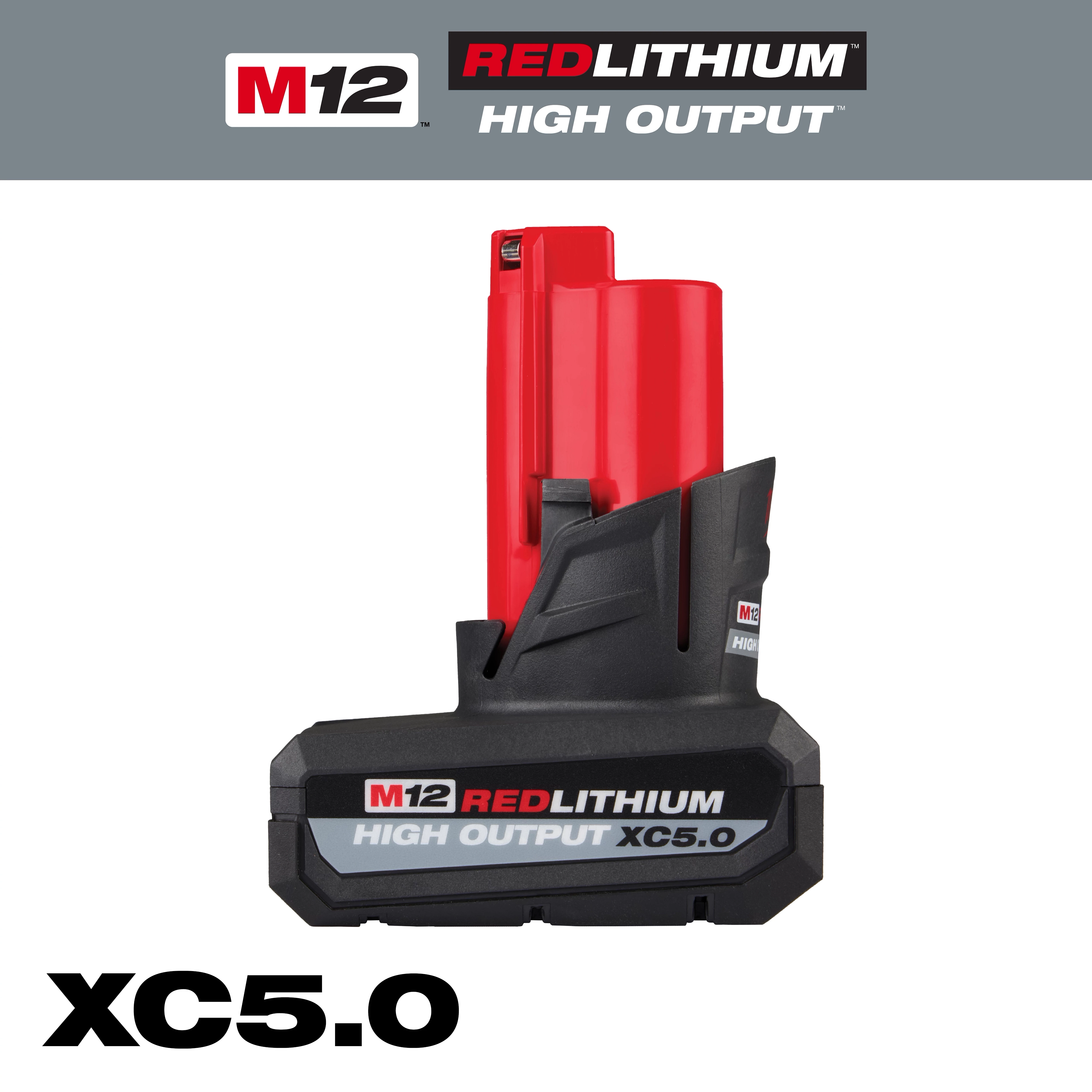 M12™ REDLITHIUM™ HIGH OUTPUT™ XC5.0 Battery Pack