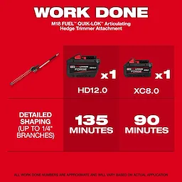 M18 FUEL™ QUIK-LOK™ Articulating Hedge Trimmer Attachment