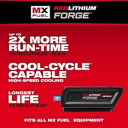 MX FUEL™ REDLITHIUM™ FORGE™ HD12.0 BATTERY PACK