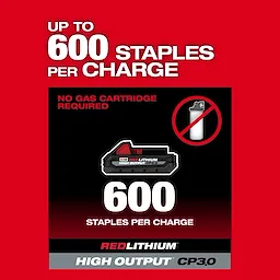 M18 FUEL™ Utility Fencing Stapler USP Chart 3