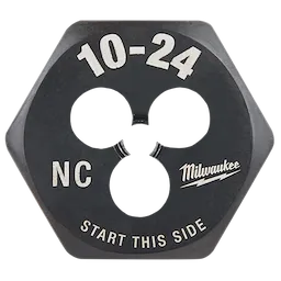 10-24 NC 1-Inch Hex Die