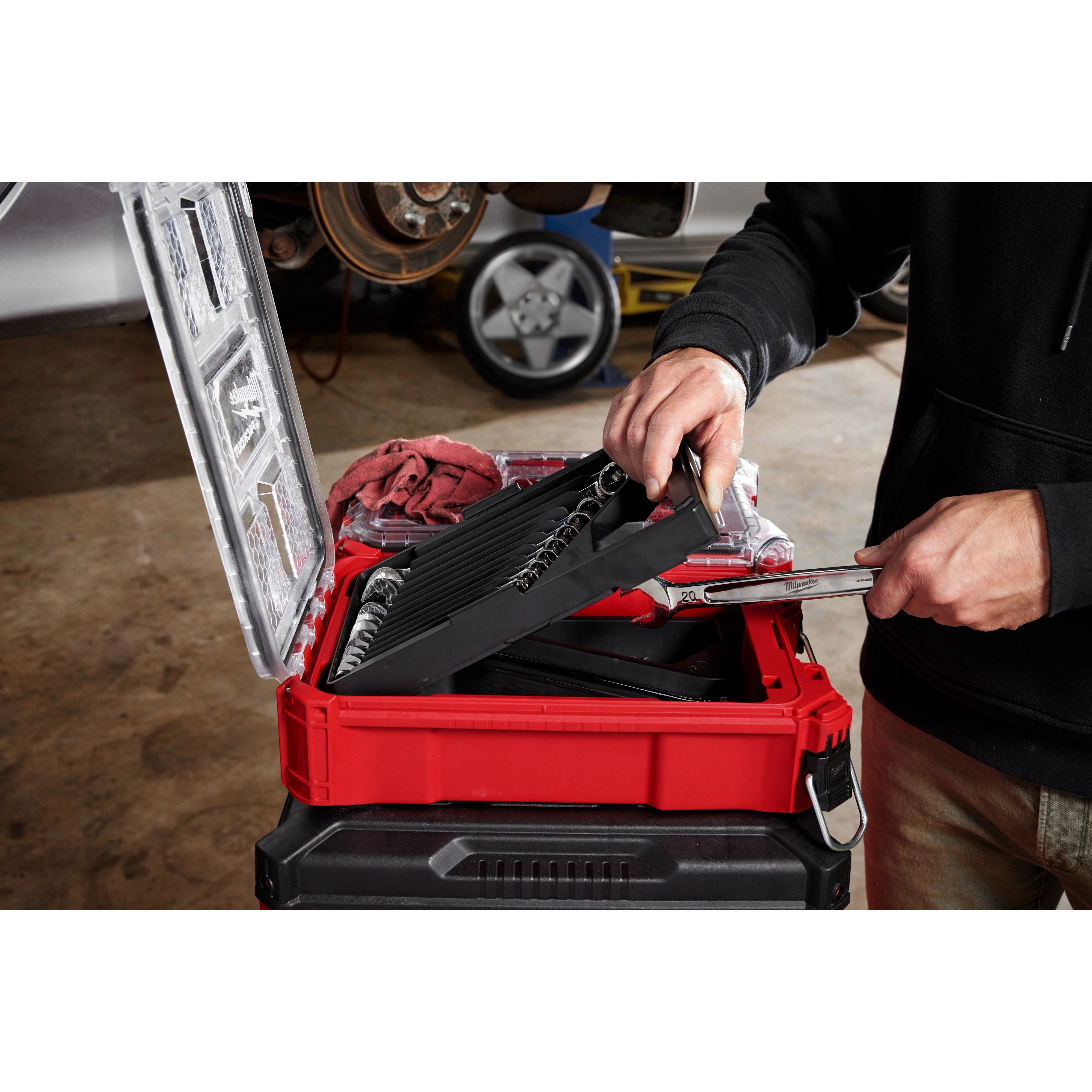 15pc Metric Combination Wrench Set with PACKOUT™ Compact Organizer