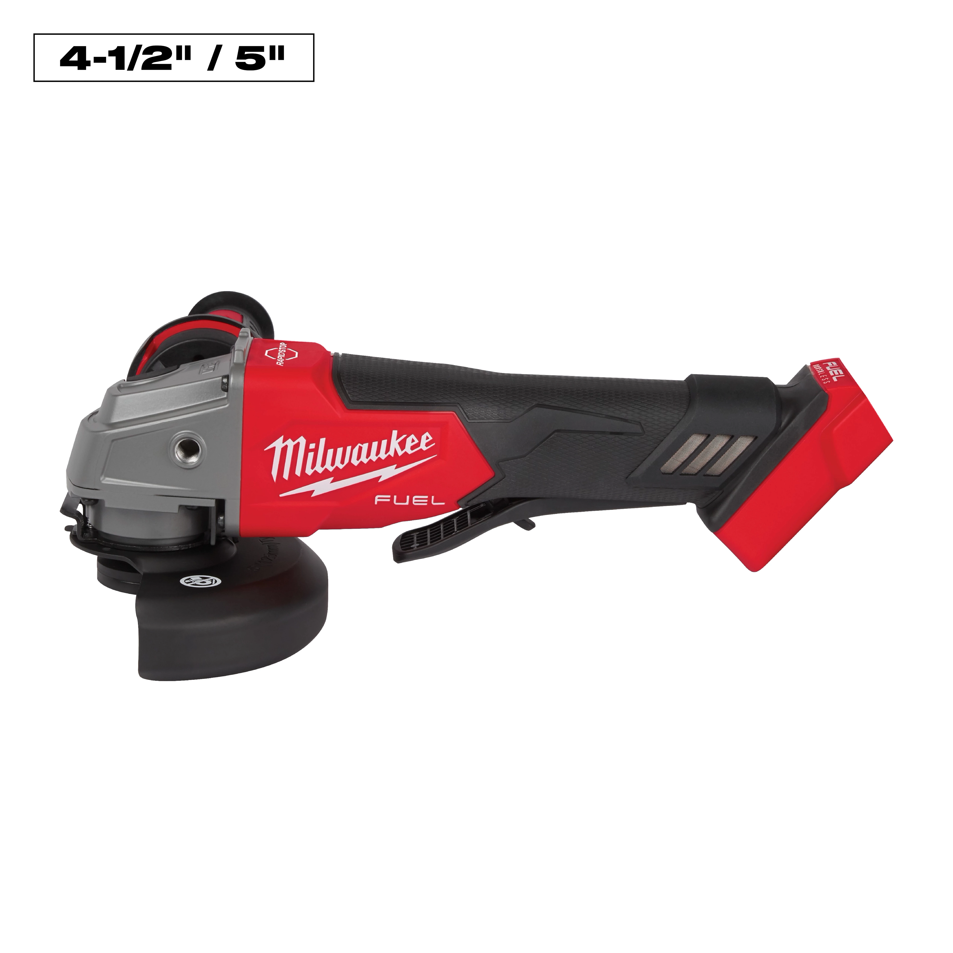 M18 FUEL 18V Lithium-Ion Brushless Cordless 4-1/2 in./5 in. Grinder w/Paddle Switch (Tool-Only)