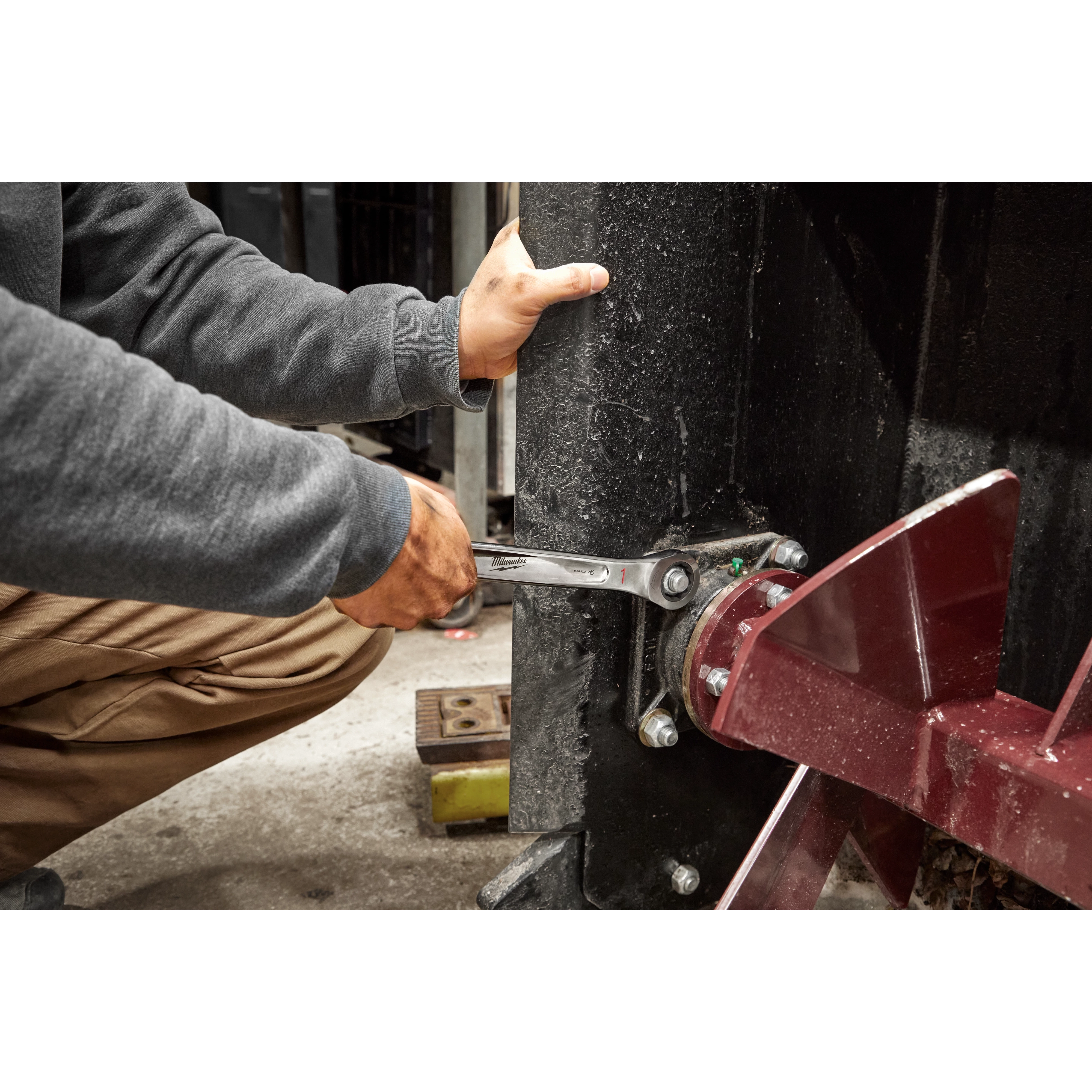 1" Ratcheting Combination Wrench