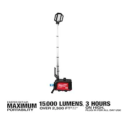 MX FUEL™ ROCKET™ Dual Power Compact Tower Light