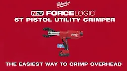 FORCE LOGIC 6 Ton Pistol Utility Crimper