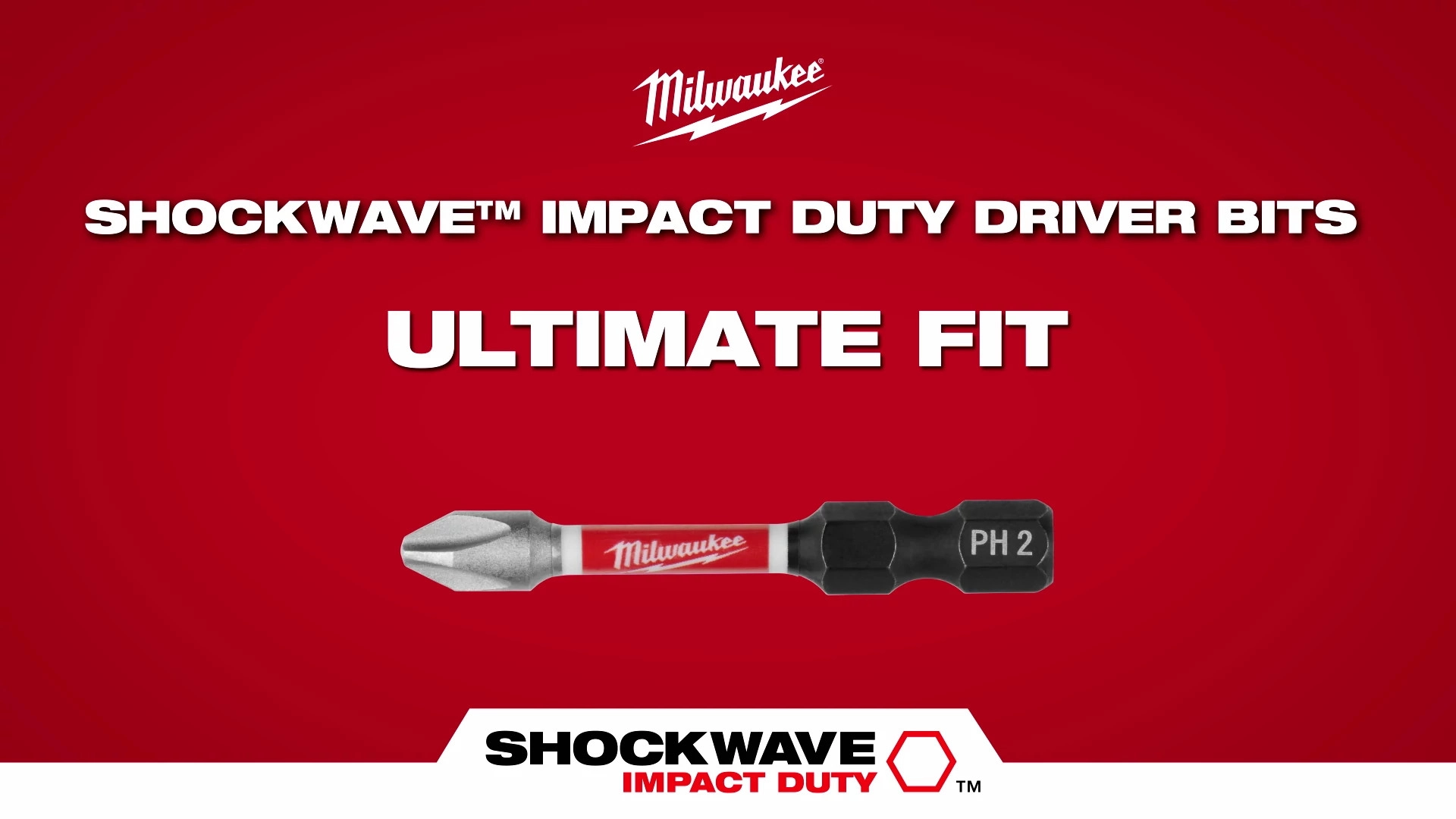 Milwaukee® SHOCKWAVE™ Impact Duty Driver Bits