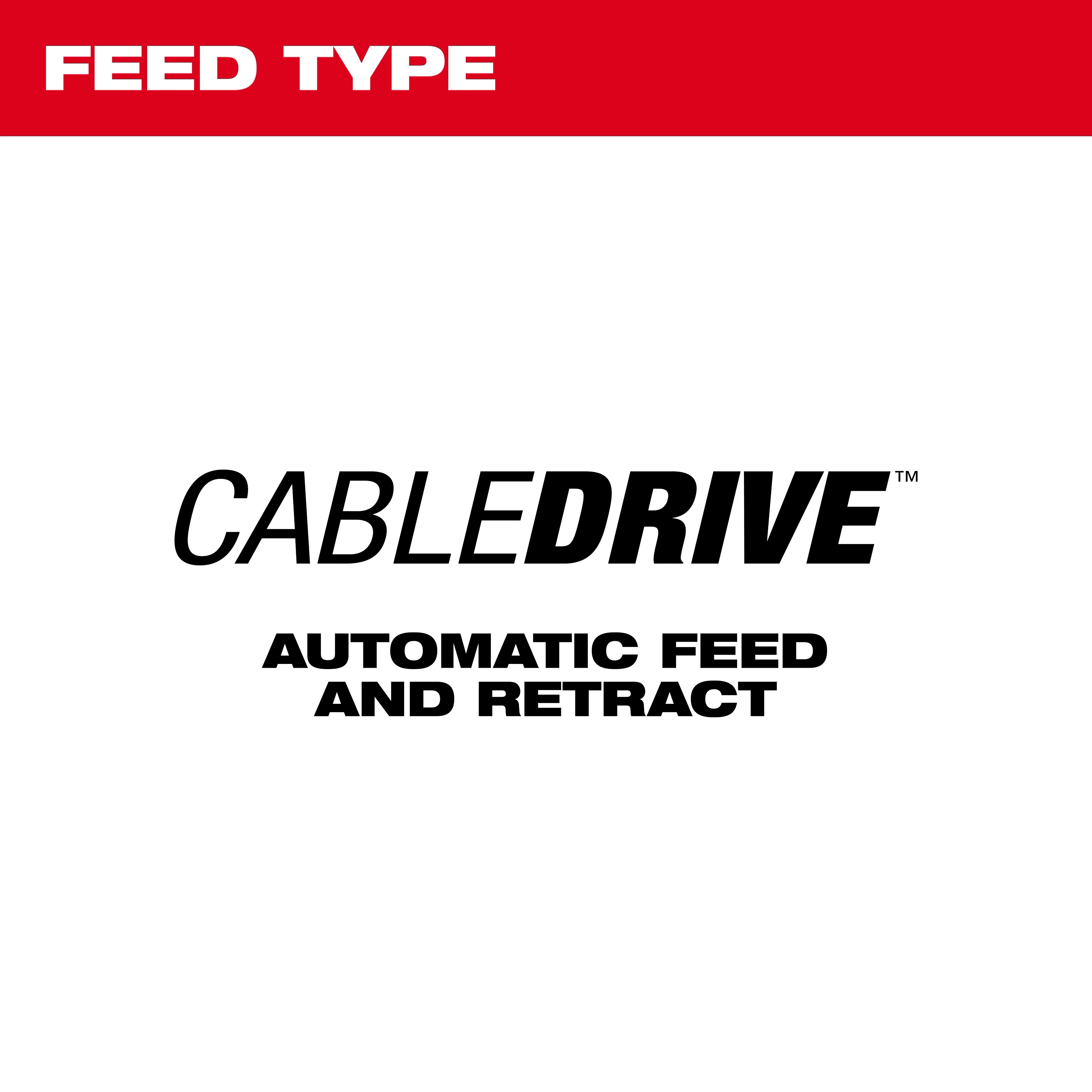 M18 FUEL Sewer Sectional Machine w/ CABLE DRIVE