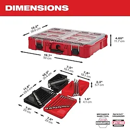 30pc Metric & SAE Combination Wrench Set with PACKOUT™ Organizer