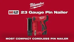 2540 M12 23 Gauge Pin Nailer