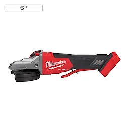 M18 FUEL 18V Lithium-Ion Brushless Cordless 5 in. Flathead Braking Grinder with Paddle Switch No-Lock (Tool-Only)