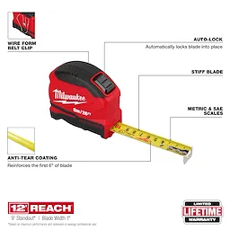 8m/26ft Auto-Lock Tape Measure