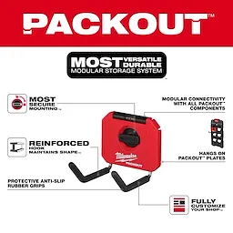 PACKOUT™ 4" Straight Hook