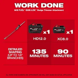 M18 FUEL™ QUIK-LOK™ Hedge Trimmer Attachment