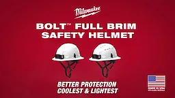 Milwaukee® BOLT™ Full Brim Safety Helmet - Type 2