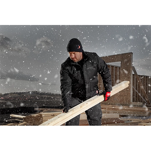 506B, 506G - Acrylic Cuffed Beanie – Black