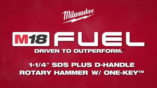 M18 FUEL SDS Plus D-Handle Rotary Hammer with ONE KEY