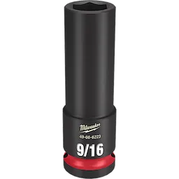 SHOCKWAVE 1/2 in. Drive 9/16 in. Deep 6 Point Impact Socket 1 Pack