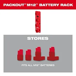 PACKOUT™ M12™ Battery Rack