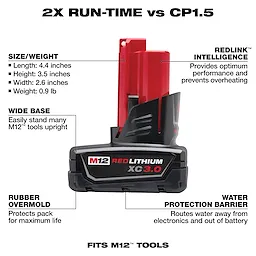 M12™ XC High Capacity REDLITHIUM™ Battery