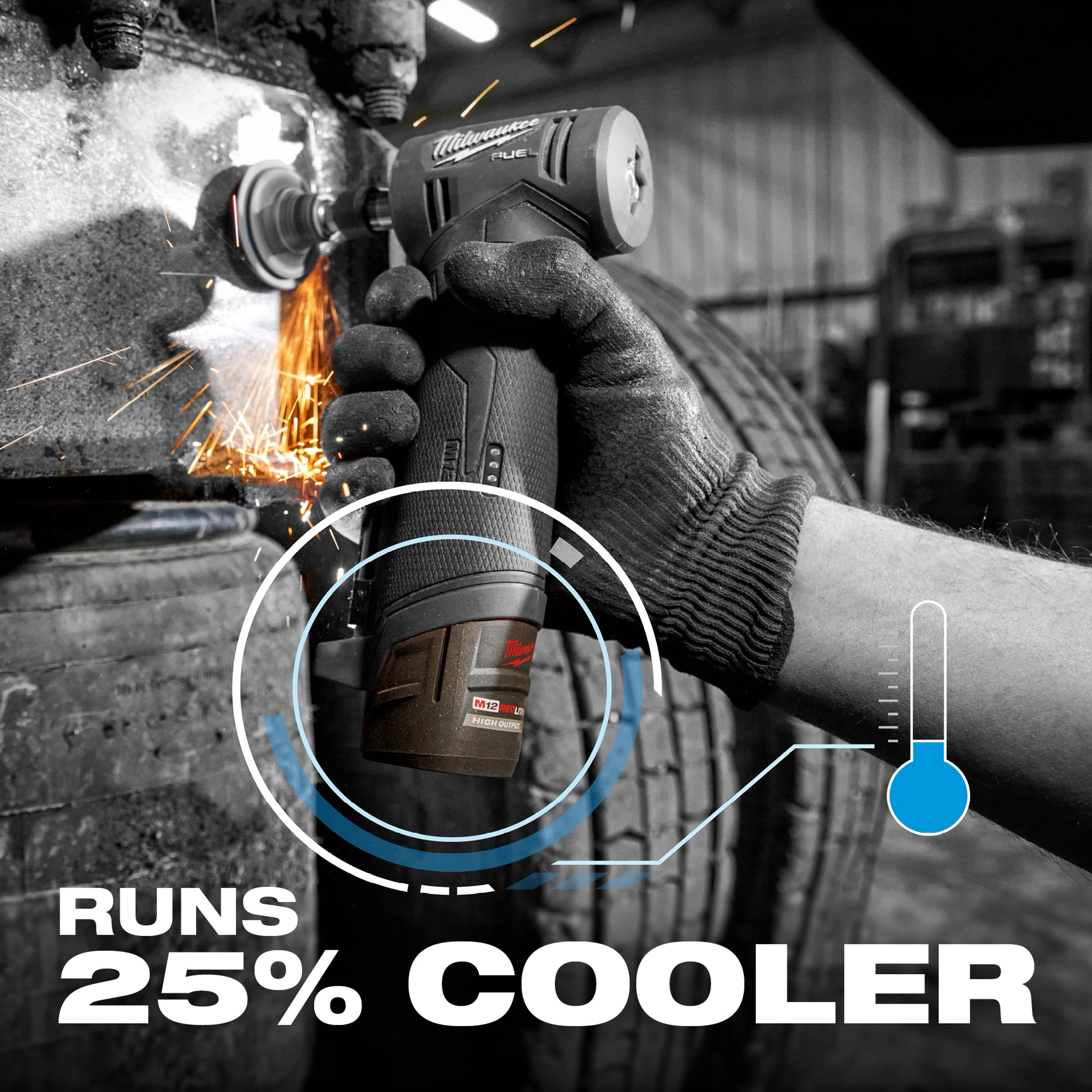 M12(tm) HIGH-OUTPUT(tm) CP2.5 Battery