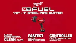 Milwaukee® M18 FUEL™ ½”-1” Steel Pipe Cutter