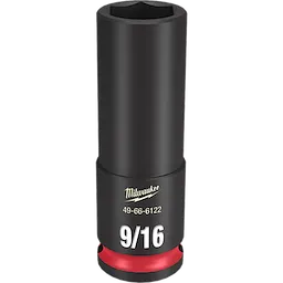 SHOCKWAVE 3/8 in. Drive 9/16 in. Deep 6 Point Impact Socket 1 Pack