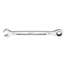 7/16" SAE RATCHETING COMBINATION WRENCH