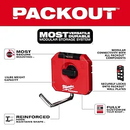 PACKOUT™ 4" Single Straight Hook