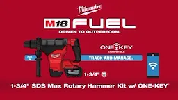 Milwuakee M18 FUEL 1 3_4 SDS MAX Rotary Hammer