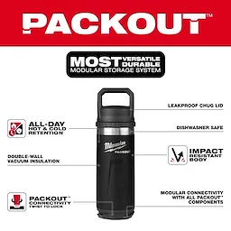 PACKOUT™ 18oz Insulated Bottle with Chug Lid