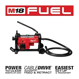 M18 FUEL Sewer Sectional Machine w/ CABLE DRIVE