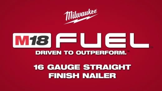 Milwaukee M18 FUEL 16 Gauge Straight Finish Nailer