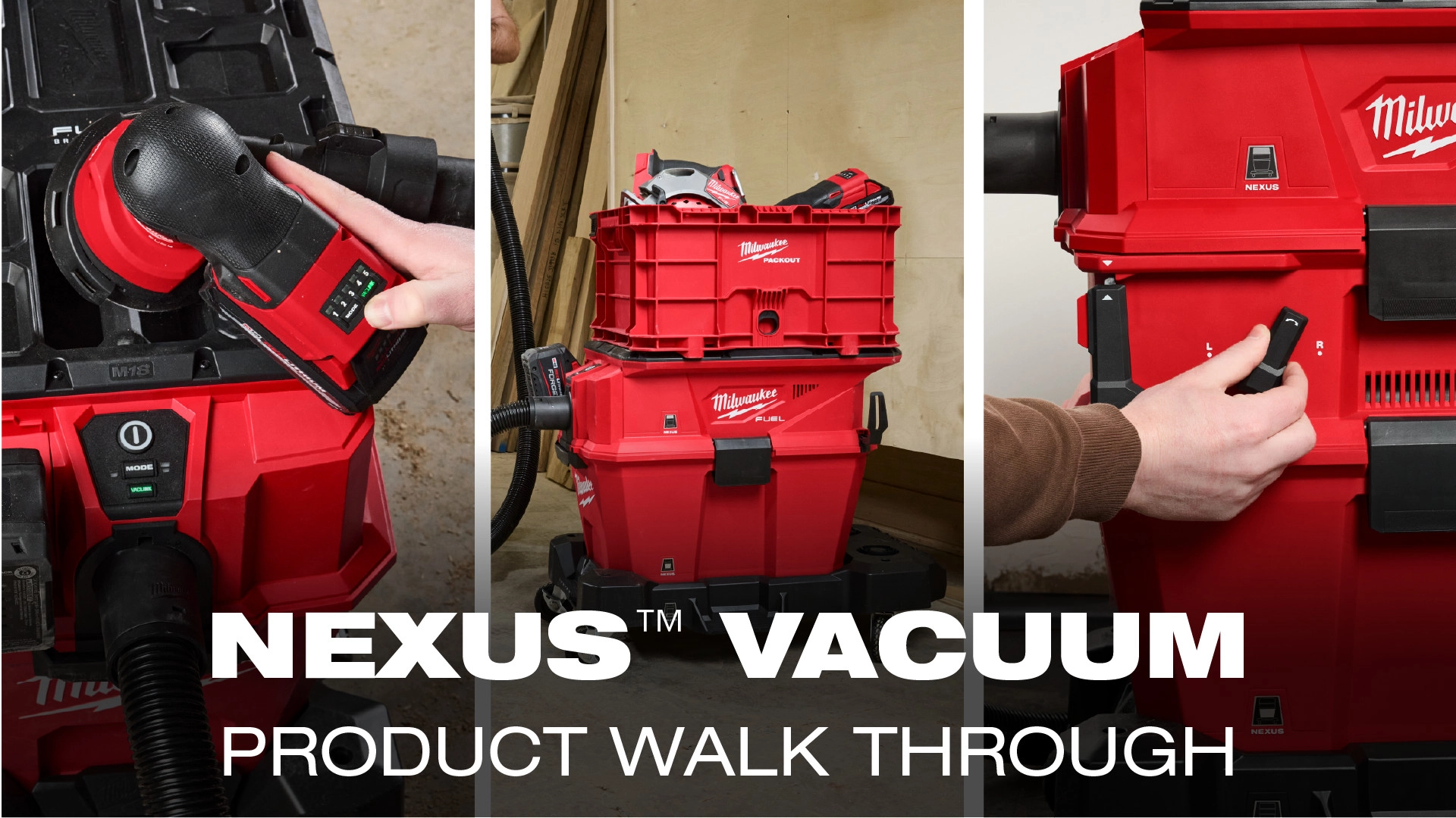 Milwaukee® M18 FUEL™ NEXUS™ Vacuum Program Walkthrough