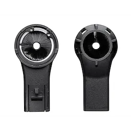 Nozzle Top Assy Dust Extractor with two black cylindrical attachments featuring a circular opening and internal bristles.