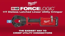 M18 Force Logic 11 Ton Dieless Latched Linear Utility Crimper