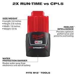 M12™ REDLITHIUM™ 3.0 Compact Battery Pack